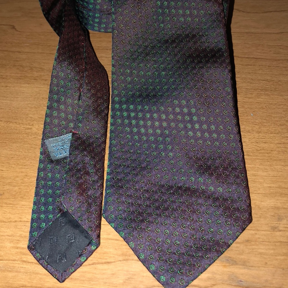 Fendi vintage handmade silk necktie - Italy
